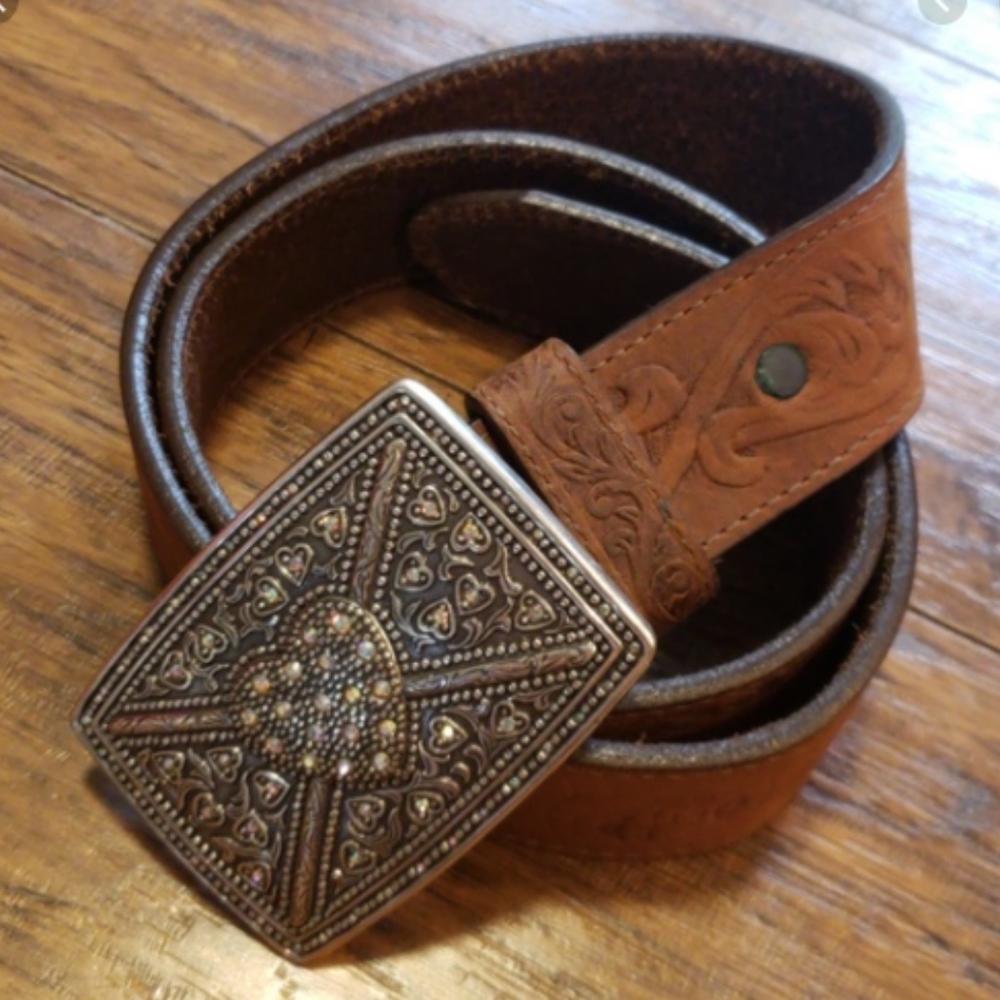 TONY LAMA 100% Leather Belt